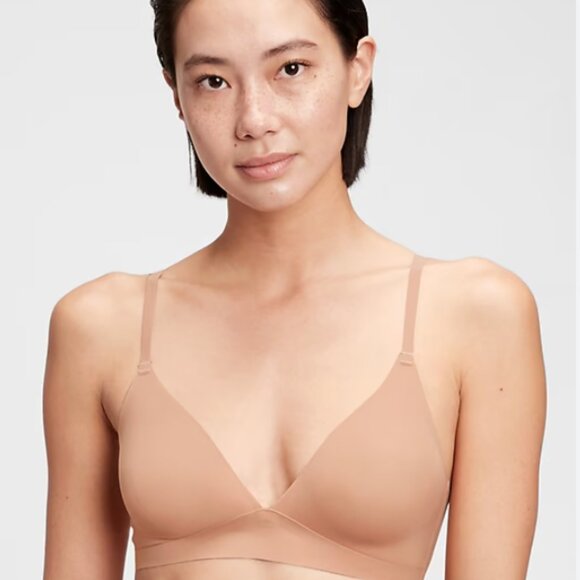 Gap no-show bralette in brush beige NWT - Picture 1 of 4